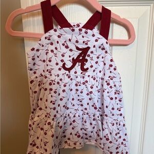 Alabama Red and White Floral Dress